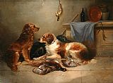 George Armfield Famous Paintings - After the Hunt
